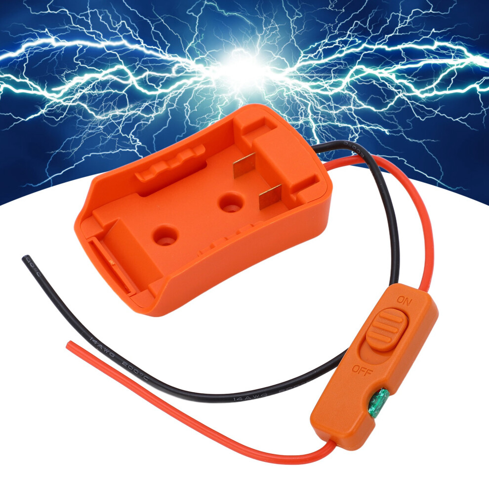 Battery Adapter Dock For 18V/20V Lithium Batteries With 30A Fuse Switch 8741354812346