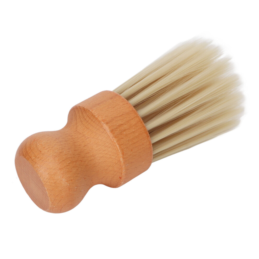 Portable Men's Shaving Brush with Beech Wood Handle and Soft Bristle Home Use