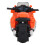 Educational Orange 1:16 Scale Motorcycle Toy with Sound Light & Pull Back 11