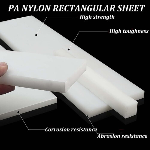 White Nylon Sheet, 1 Meter Long, 100 Mm Wide, 2-10 Mm Thick, Rectangular Sheet for Machining, Model Building, DIY 2
