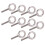 10Pcs Eye Bolt 304 Edelstahl Hebe Runde Ring 8