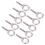10Pcs Eye Bolt 304 Edelstahl Hebe Runde Ring 4