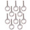 10Pcs Eye Bolt 304 Edelstahl Hebe Runde Ring 9