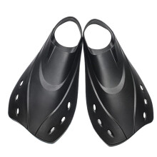 Swimming Training Fins Ergonomic Short Swim Fins Floating Flippers Compact Diving Fins