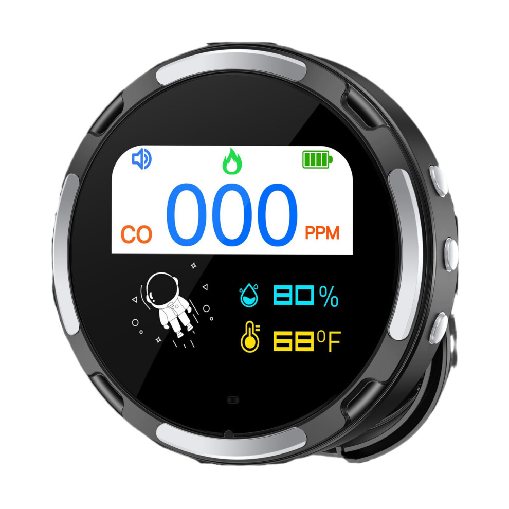 (black) Efficient Ring Carbon Monoxide Alarm For 1000 Mah Battery Capacity-image-OPC-PMFNHB9-NEW