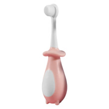Kids Manual Toothbrush Non Slip Cartoon Handle Multipurpose Portable Travel Pink 1 Count