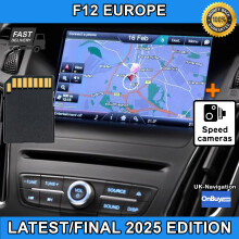LATEST F12 SAT NAV SD CARD FOR FORD SYNC 2 FOCUS C-MAX GALAXY KUGA MONDEO S-MAX TRANSIT MAP UPDATE