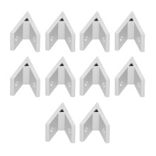 10 Stück Aluminium-Winkelecken-Zubehör für