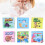 6Pcs Baby Bad Bücher Ungiftig Weichen Tuch 12