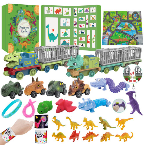 Dinosaurier-Kalender, Kunststoff, grün, sicher, 1