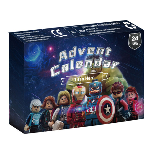 24 Pcs Avenger Action-Figuren Spielzeug Countdown 2