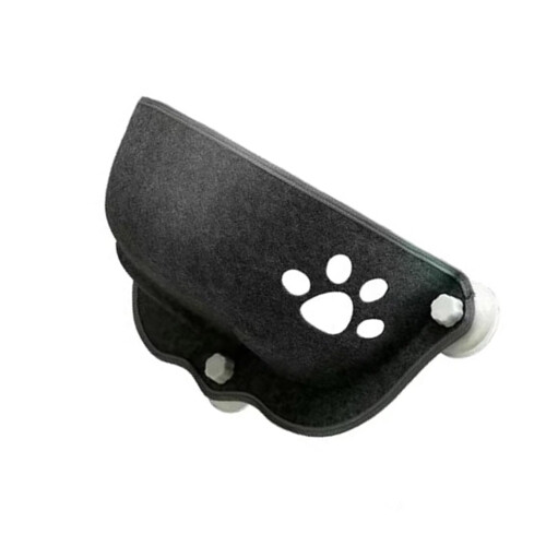 Cats Suction Cup Hammock Resting Bed Small Window Perch Dark Gray Window Mounted Cat Bed