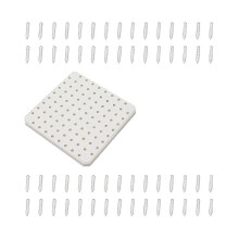 (As show, One size) Ceramic Refractory Pad, 96 Points Bar Stilt Pottery Kiln Ceramic Refractory Support Pad Ceramic Refractory Support