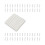 (As show, One size) Ceramic Refractory Pad, 96 Points Bar Stilt Pottery Kiln Ceramic Refractory Support Pad Ceramic Refractory Support 1