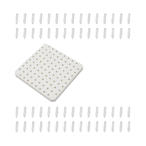 (As show, One size) Ceramic Refractory Pad, 96 Points Bar Stilt Pottery Kiln Ceramic Refractory Support Pad Ceramic Refractory Support