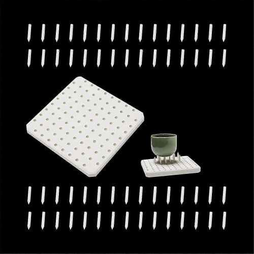 (As show, One size) Ceramic Refractory Pad, 96 Points Bar Stilt Pottery Kiln Ceramic Refractory Support Pad Ceramic Refractory Support 1