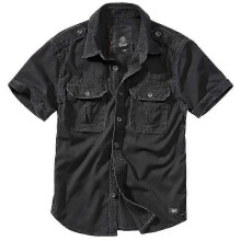 (Xl, Black) Vintage Shortsleeve Shirt