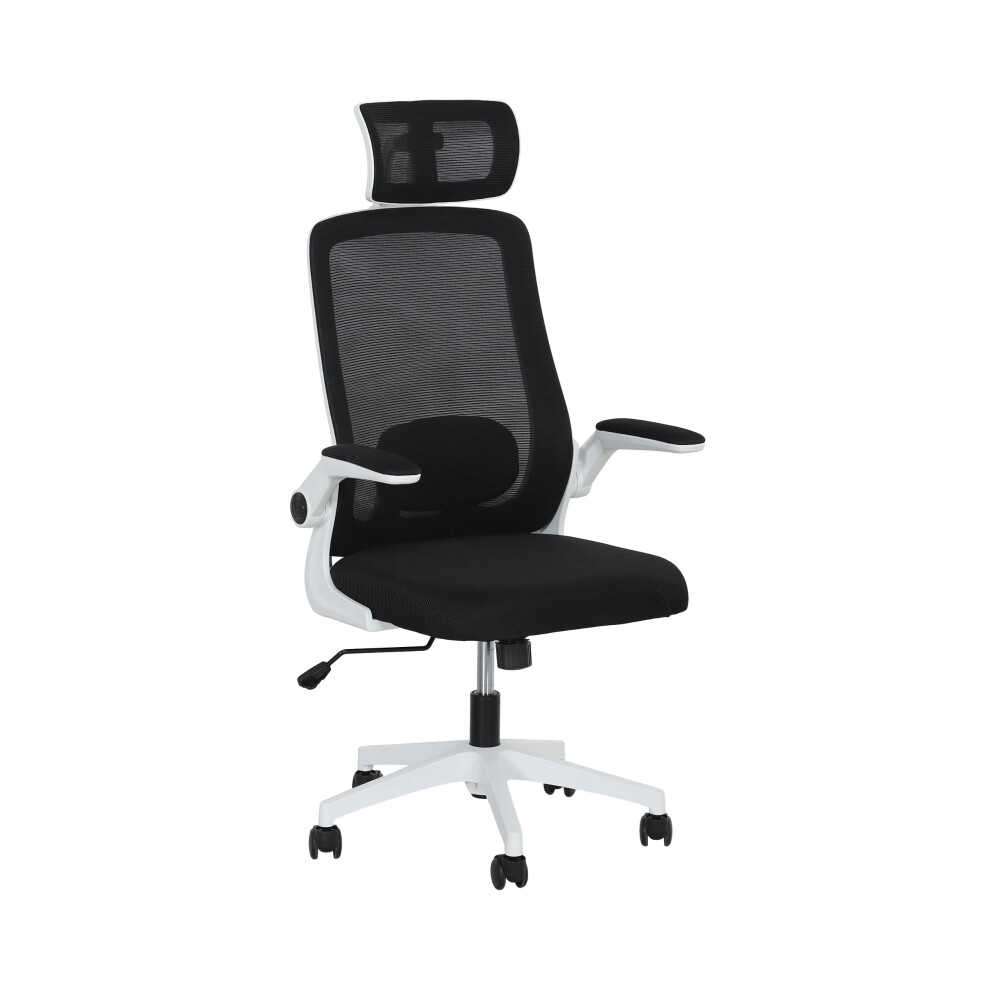 HOMCOM Multi-Adjust Office Chair in Black Ergonomic Design Adjustable Height & Tilt for Comfortable Workspace-image-OPC-PMFNZW6-NEW