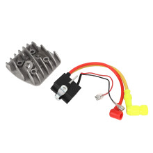 105mm Engine Cylinder Cover with Ignition Coil for 49cc-80cc 2-Stroke Bike