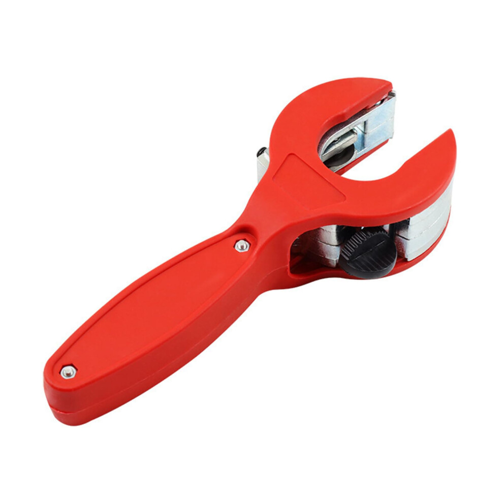 Ratcheting Pvc Pipe Cutter 6-23Mm Range Stainless Steel Red Hand Tool For Plumbing 9393856617630