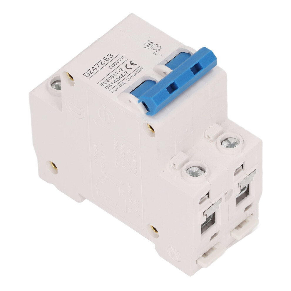 2P Mini Dc Circuit Breaker 4Ka 6Kv 16A Uimp Fast Tripping 7901354906389