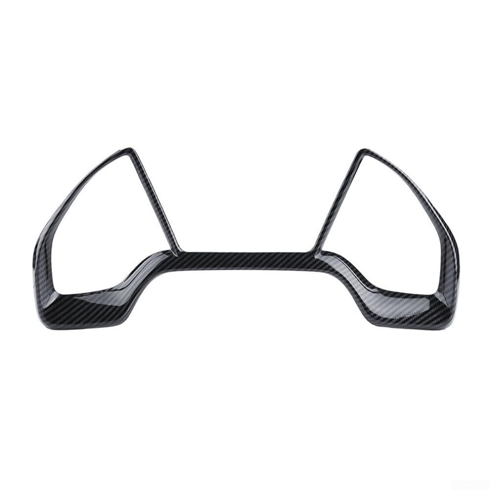 10Th Gen Civic 2016-2021 For Honda Carbon Fiber Style Speedometer Panel Frame Cover Abs Dashboard Instrument Moulding Black 9084446609004