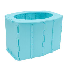 Kinder tragbares Camping-WC faltbarer Nottooilette ABS-Material leicht zu reinigen