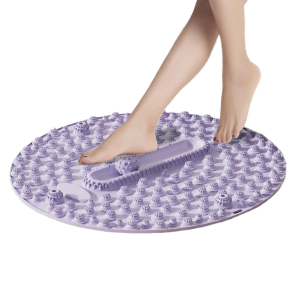 Massage Mat for Feet Large Feet Point Mat Foldable Foot Massager Pad Pressure Point Purple