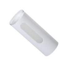 Wall Mounted Disposable Cup Dispenser Pull Type For Water Cooler Dustproof Paper Cup Storage Lightweight Material White