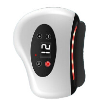 Elektrischer Gua Sha-Massager 12V Vibrationsheizung Haut-Scraping-Maschine Weiß