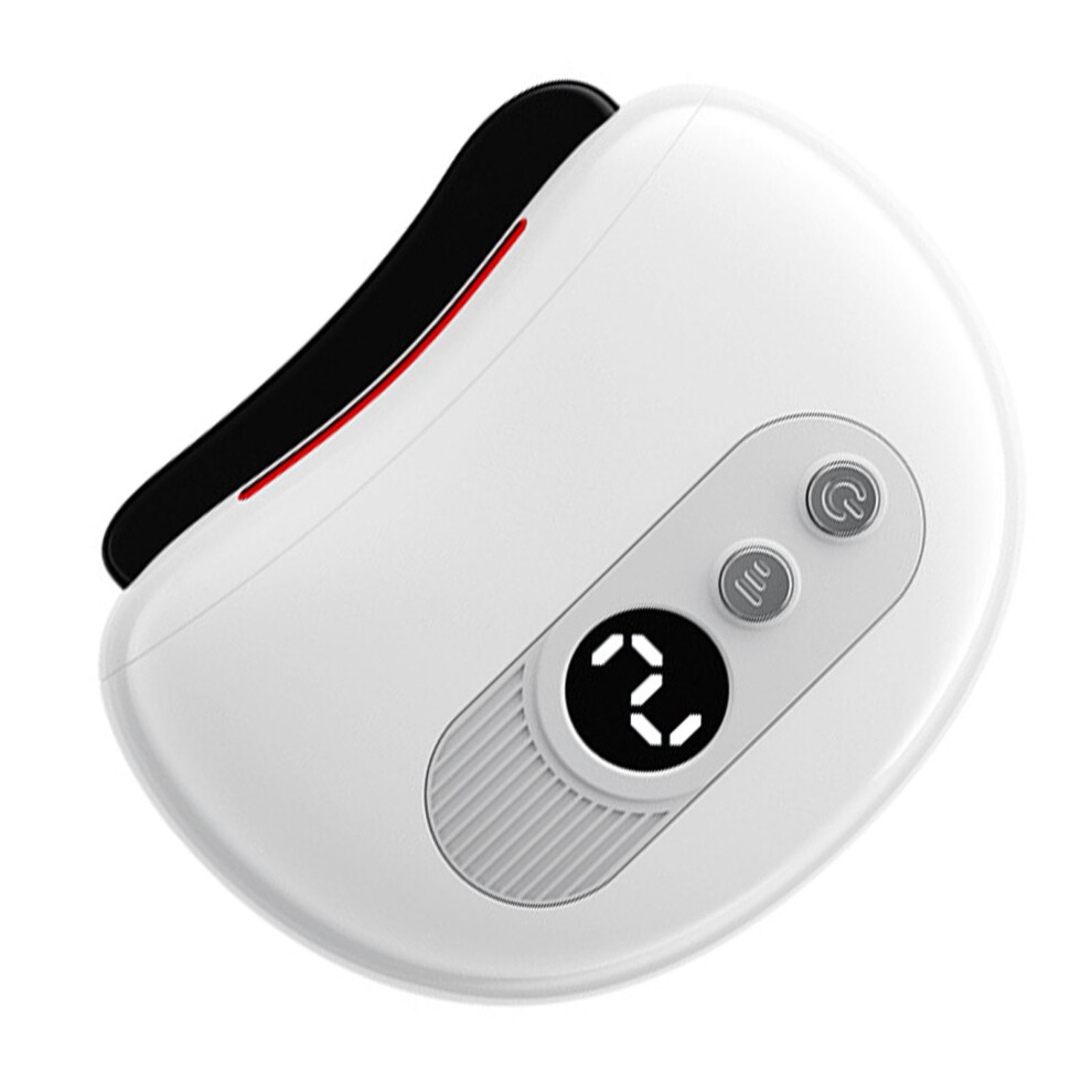 White Electric Gua Sha Massager Scraping Sculpt 9 Gears Portable