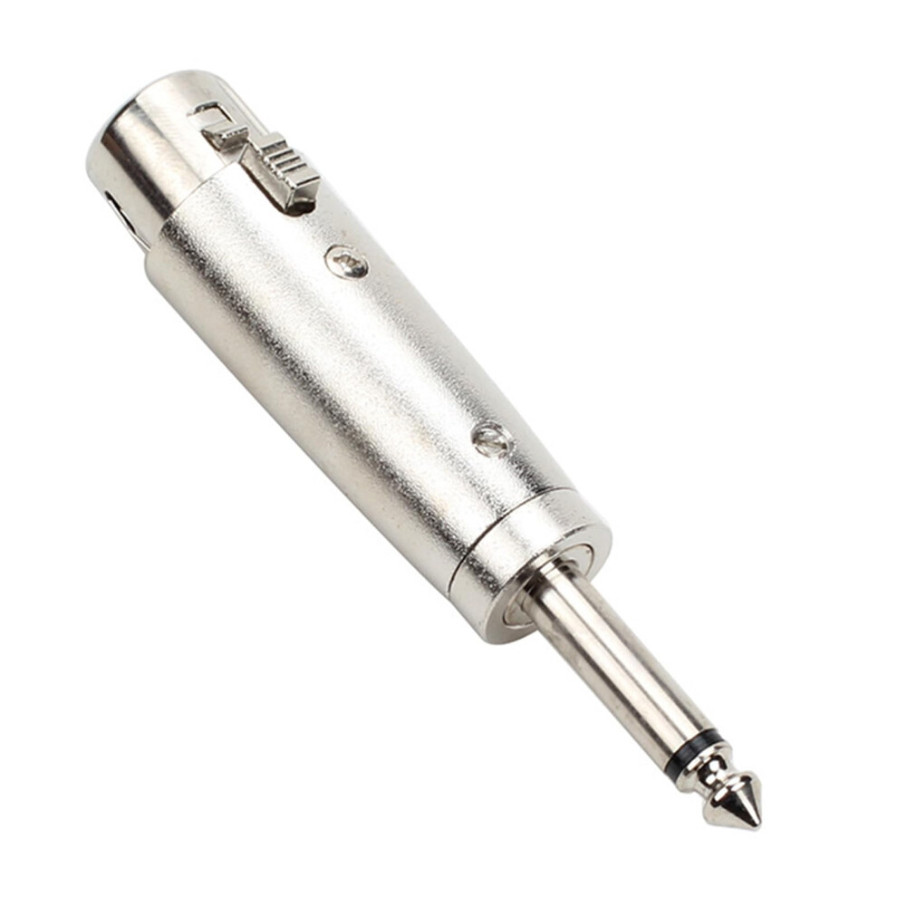 6.35 To 3Pin Converter 6.35Mm 1Ch Male Plug To 3Pin Sound Connector Adapter For Microphones And Speakers 9084446609417