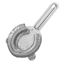 Bartending Ice Strainer Tool Stainless Steel Cocktail Filter Wear Resistant Easy To Clean For Home Bar