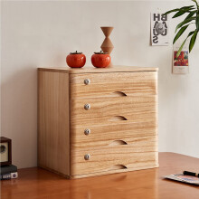 Wooden Desk With Lockable Flat File Cabinet And Drawer | Lockable File Cabinet Desk, Office Storage, Organization