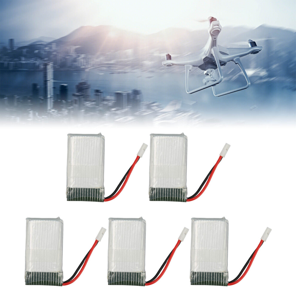Syma X5c Compatible 3.7V 800Mah Rc Backup Drone Batteries 5 Pack 4601354965838