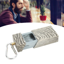 Durable Stainless Ashtray with Buckle Easy to Clean Ideal for Travel