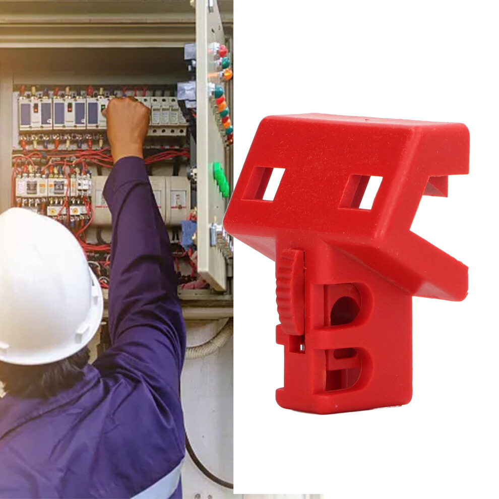 Double Pole Nylon Circuit Breaker Lockout, Fireproof 60X48x30mm 5001354969574