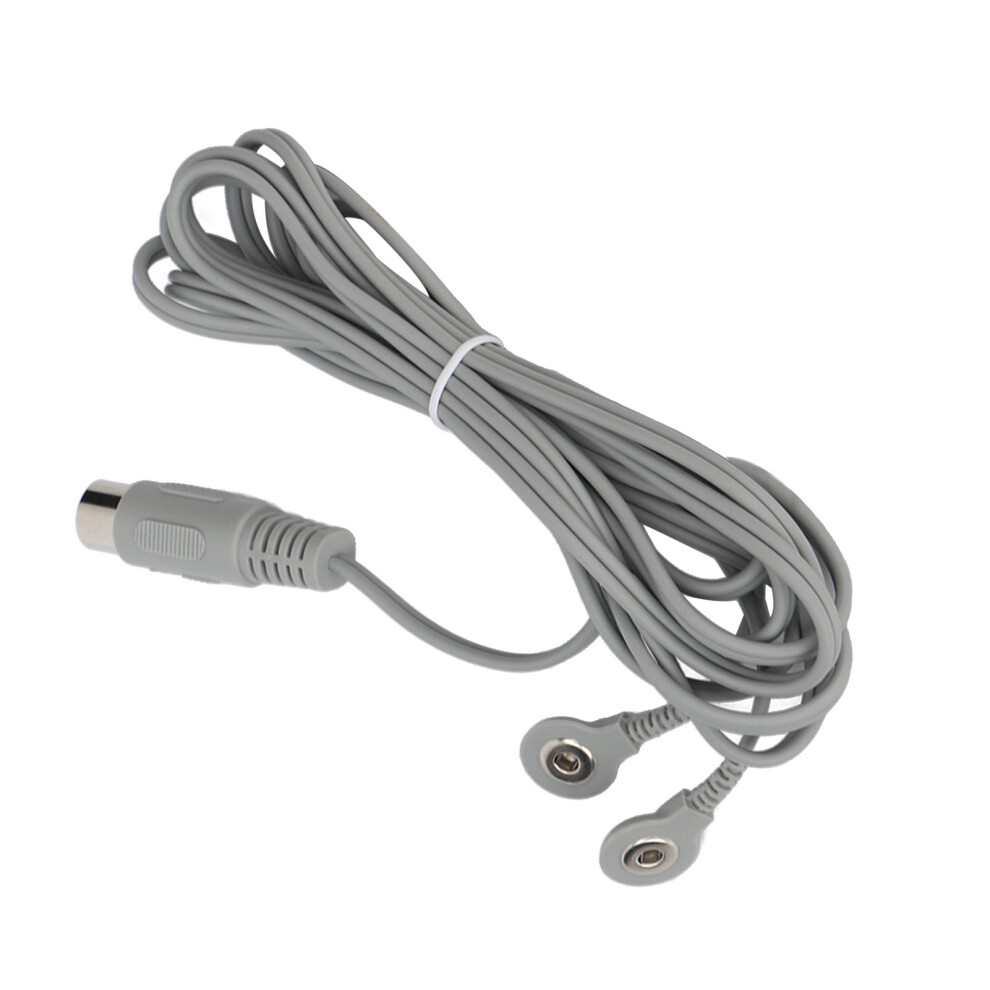 Electrodes Lead Wire 8.2Ft For Tens Machine With 2 Snap Connectors 4931354979376