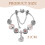 Silver Tree of Life Bracelet-Blue Murano Bead 4