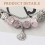 Silver Tree of Life Bracelet-Blue Murano Bead 3