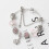 Silver Tree of Life Bracelet-Blue Murano Bead 5