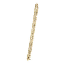 8 Speed Bike Chain Carbon Steel Gold for Mountain & Road Cycling