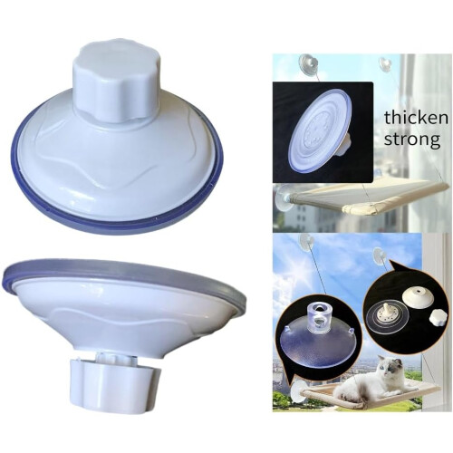 Suction Cups Cat Window Hammock, 4/8 Count, Multifunctional Cat Shelves 1