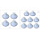 Suction Cups Cat Window Hammock, 4/8 Count, Multifunctional Cat Shelves 3