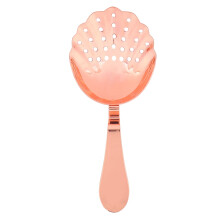 Ice Strainer 304 Steel Bar Cocktail Filter Rose Gold
