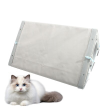Window Cat Hammock Cordless Folding Design For Window And Wall With 4 Suction Cups Sturdy Breathable Fabric