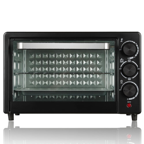 20L Portable Countertop Oven Electric Pizza Oven With Tray Grill Adjustable Temperature Timer Multi Function