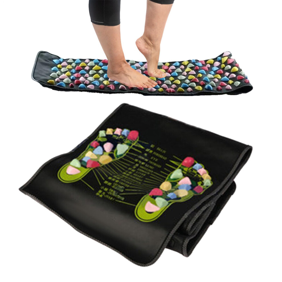Foot Massage Mat Pad Portable Foot Circulation Massager Non-Slip Muscle Stimulator Multiple Modes Dorm Use
