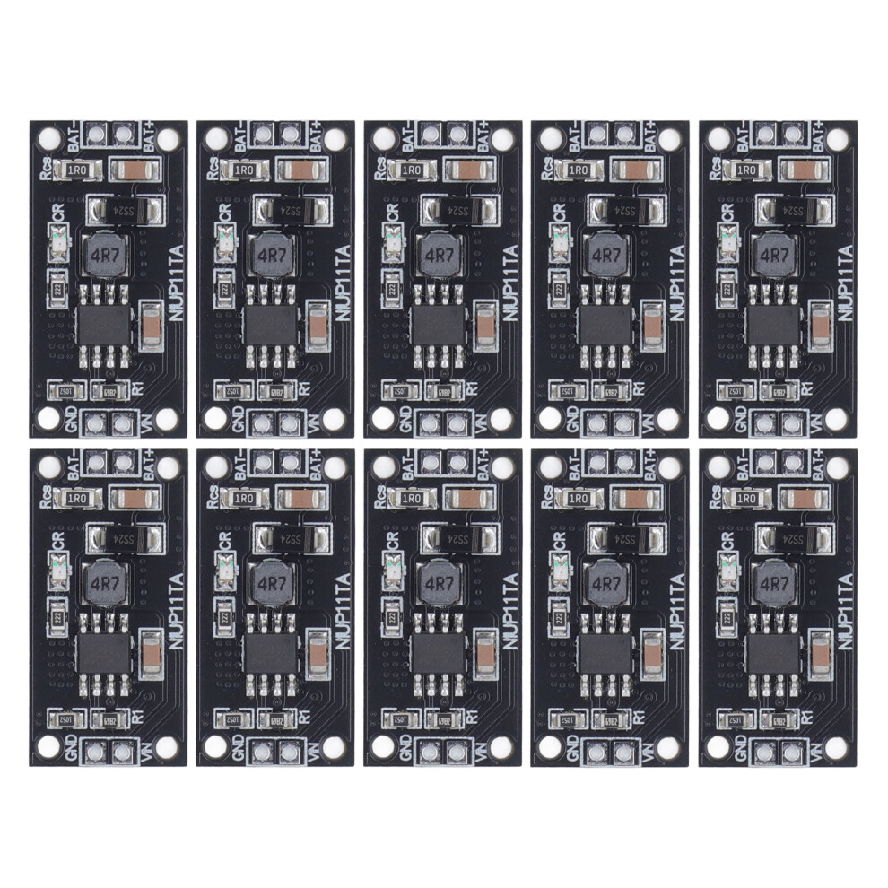 10Pcs Battery Charging Module Board 8S Nimh Nicd, Dc5v Black 4601355024572