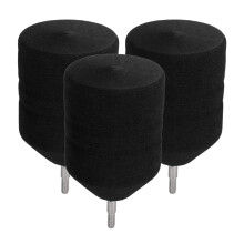 3PCS Foam Tipped Arrows EVA Aluminum Alloy Archery Training Accessory Black